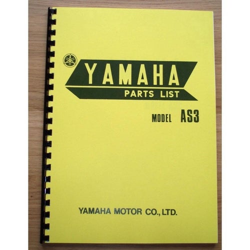 Reservdelskatalog Parts List Yamaha AS3 1971