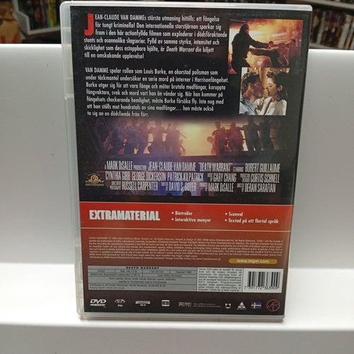 Death Warrant - Jean-Claude Van Damme DVD