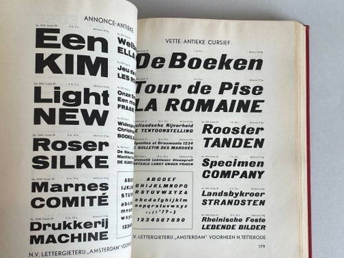 Lettergieterij "Amsterdam" voorheen N. Tetterode (1933)