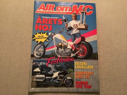 Allt om Mc Nr 9 1986 Chopper,Suzuki GS 850 G,stadion CROSS kinnekulle,KAWA KMX