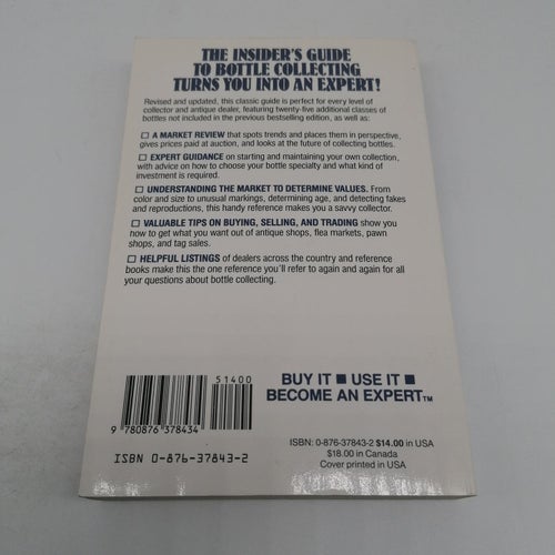Official Price Guide to Bottles - 11th Ed