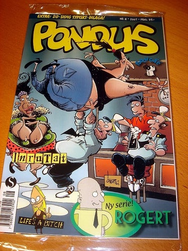 PONDUS (svensk) NY OLÄST Nr 8 2007 !!! Extra bilaga
