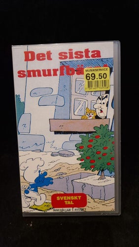 Smurfarna - Det sista smurfbäret (VHS) Köpvideo - OOP/Utgången