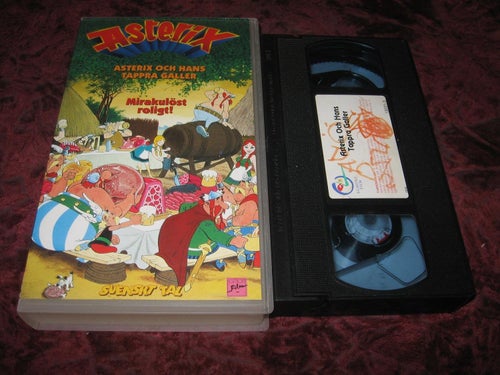 ASTERIX OCH HANS TAPPRA GALLER (SVENSKT TAL) VHS