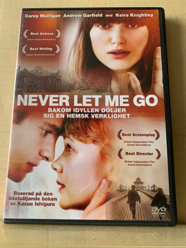 Never let me go, Dvd