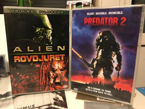 Alien Rovdjuret & Predator 2 - DVD Filmer