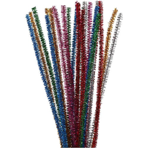 Piprensare, mixade glitterfärger. 24st