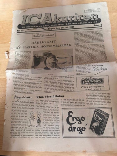 Ica kuriren 1945 26 juli