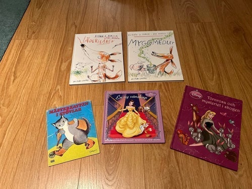 Blandad samling barnböcker: Björn F. Rurvik, Disney, Mästerkatten