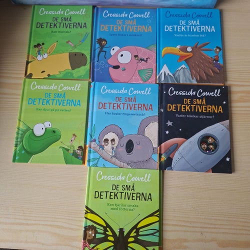 Cressida Cowell - De Små Detektiverna - 7 böcker