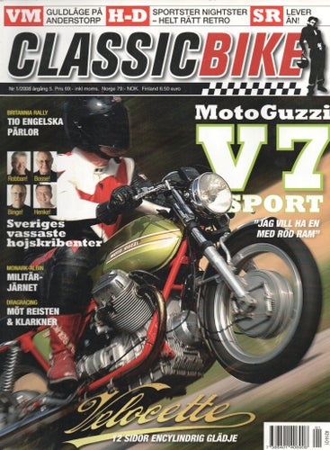 Moto Guzzi V7 Sport, Classic Bike Nr 1/2008