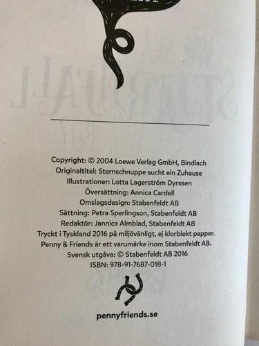 VAR SKA STJÄRNFALL BO? Marliese Arold 2016