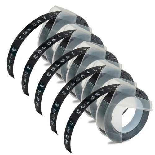9 mm Kompatibla Dymo Präglingsband (Pack-5)