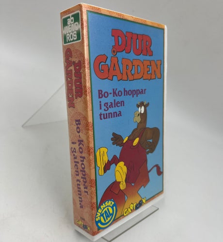 DjurGården - Bo-Ko hoppar i galen tunna - VHS