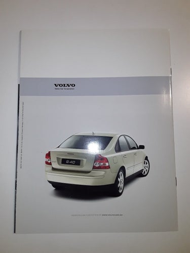 Volvo broschyr - Volvo S40 Den nya generationen 10 sidor