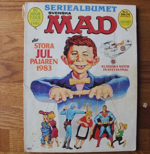 SVENSKA MAD JULPAJARE 1983