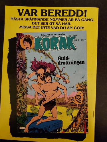 serier nr 8 1977 Korak 17,5x25 cm !