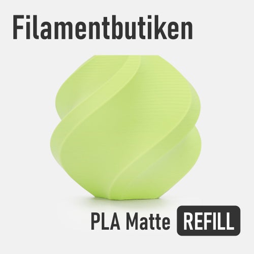 Bambu Lab PLA Matte Filament Äppelgrön/Apple Green