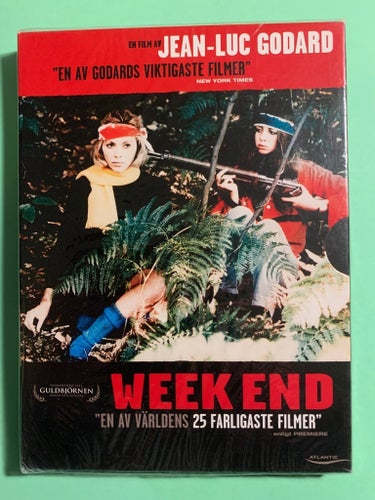 WEEK END (1967) Jean-Luc Godard, inplastad DVD svensk text, Fransk Ny våg film