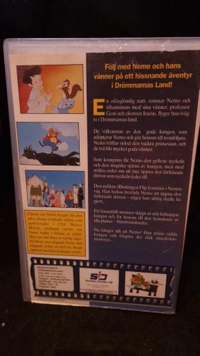 Nemo's Äventyr I Drömmarnas Land (VHS) Tecknat - HYR/EX-Rental