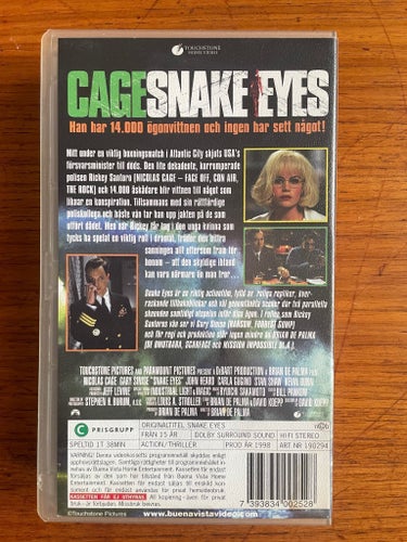 Snake Eyes (VHS)