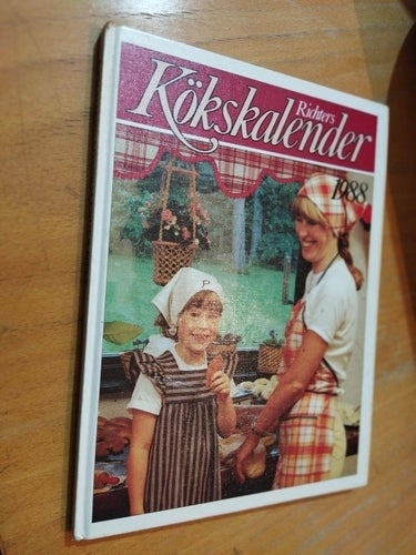 Richters kökskalender 1988. bok. Very Fine