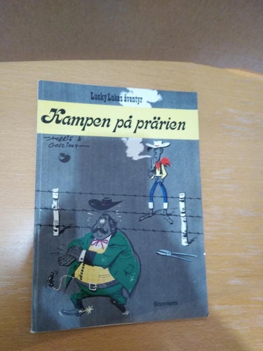 Lucky Lukes äventyr 14 Kampen på Prärien 1974 första upplagan Very Fine