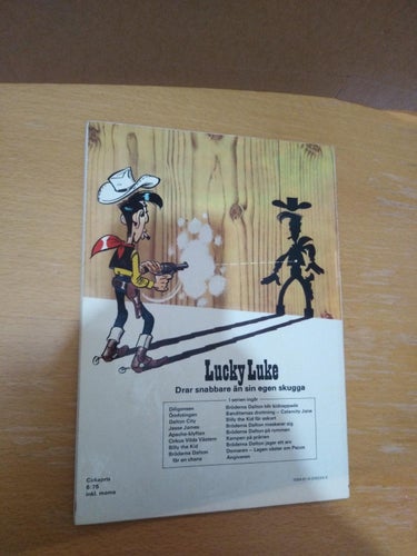 Lucky Lukes äventyr 14 Kampen på Prärien 1974 första upplagan Very Fine
