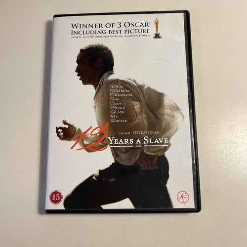 DVD - 12 Years a Slave. Chiwetel Ejiofor Michael Fassbender brad Pitt