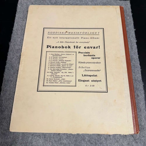Fru Musica - Nordiska musikalbumet XI - Noter
