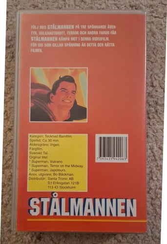 Stålmannen - VHS (Vhs - Inplastad)