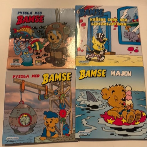 Bamse mini böcker