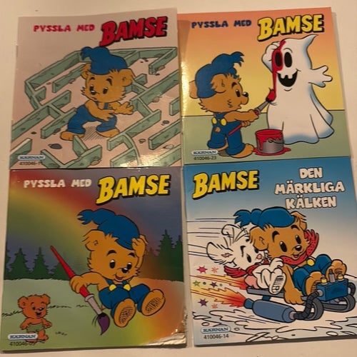 Bamse mini böcker