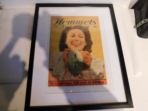 Hemmets Veckotidning Inramad Exemplar No 10 7 Mars 1941