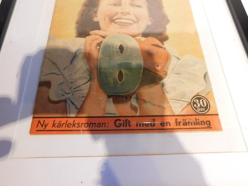 Hemmets Veckotidning Inramad Exemplar No 10 7 Mars 1941