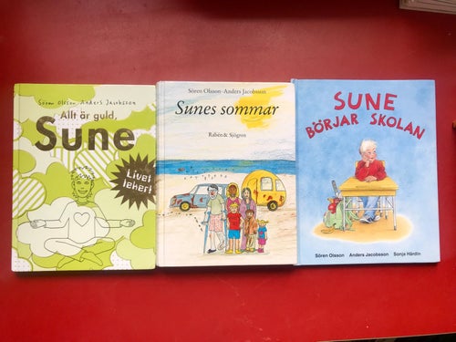 6 böcker med SUNE Sören Olsson Anders Jacobsson