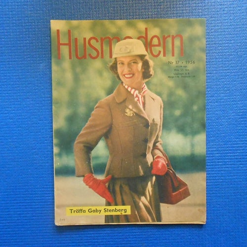 Husmodern 37 1956 Gaby Stenberg Fred Astaire Kvinnliga poliser Helsingör