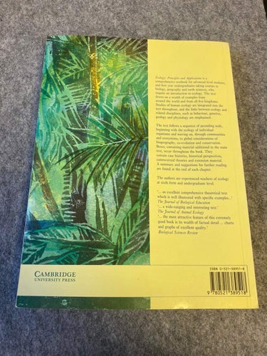 Chapman / Reiss - Ecology principles and applications