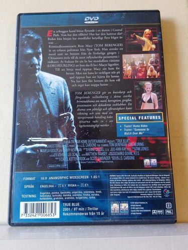 True blue, Dvd