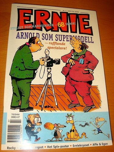 ERNIE (svensk) NY OLÄST Nr 7 1999 Extra tjockt
