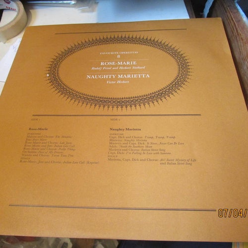 ROSE-MARIE + NAUGHTY MARIETTA - OPERETT - LP