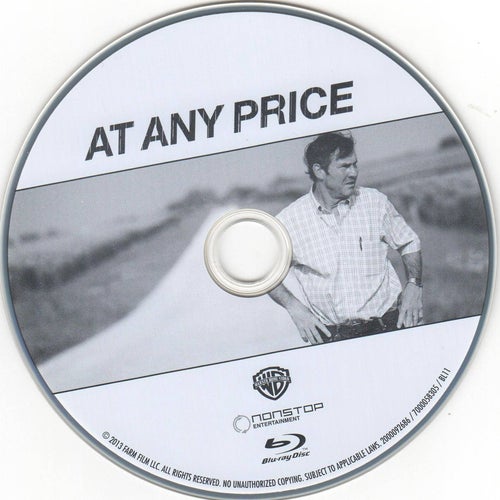 At Any Price 2013 Blu-ray (Disc Only)