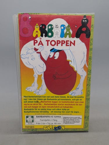 Barbapapa på toppen - Svenskt tal - VHS