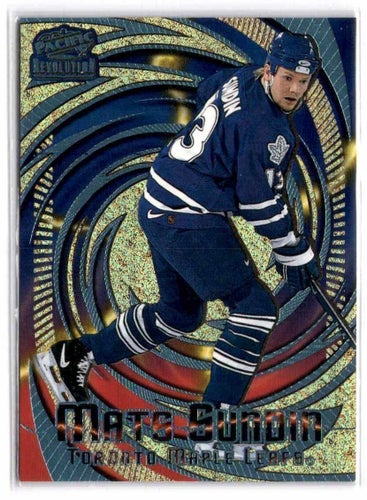 1997-98 Pacific Revolution Emerald Mats Sundin Toronto Maple Leafs #137 HOF