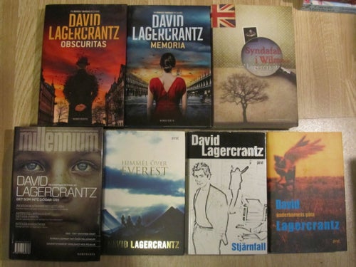 David Lagercrantz - 7 böcker .