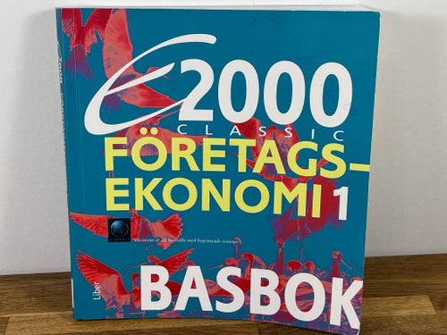 Företagsekonomi 1 E2000 Classic Basbok