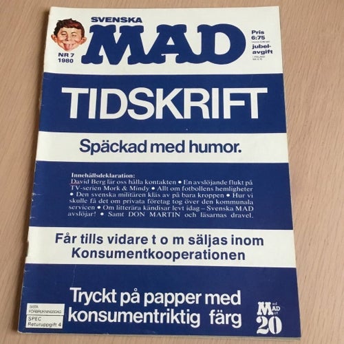 Svenska MAD Nr 7 1980