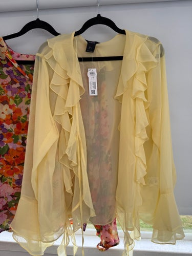 3-pack blommiga blusar från Lindex, storlek L/XL