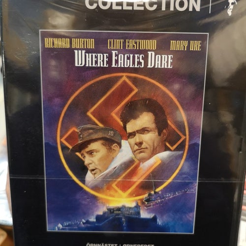 DVD Where Eagles Dare Clint Eastwood Collection INPLASTAD