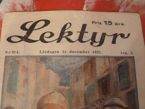 LEKTYR, NR 53, 1927, TIDNING